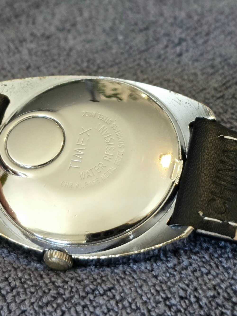 1970 Timex Electric, Great Britain, Not A Quartz, Men's Watch, 34mm 94344070 Vtg - Picture 5 of 7